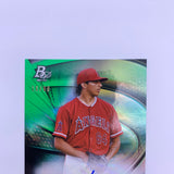 Alejandro Hidalgo 2022 Bowman Platinum Green Auto #'d 16/99