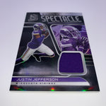 Justin Jefferson 2021 Spectra Sunday Spectacle Silver #’d 56/99