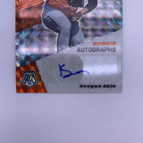 Keegan Akin 2021 Mosaic Rookie Autograph