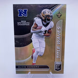 Alvin Kamara 2020 Donruss Elite Title Waves #’d 06/10