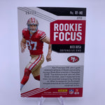 Nick Bosa 2019 Panini Unparalleled Rookie Focus Prizm #’d 06/25