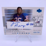 Travis Henry 2001 Upper Deck Ungraded Rookie Signature #’d 30/750