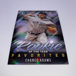 Chance Adams 2019 Topps Chrome RC Auto