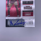 Harold Landry 2017 Contenders Bowl Ticket Auto #’d 68/99