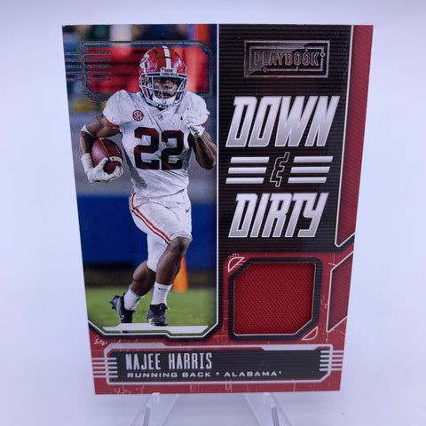 Najee Harris 2021 Playbook RC Down & Dirty Relic