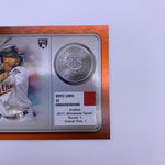 Royce Lewis 2022 Bowman Platinum Minted in Merit Orange #’d 08/25