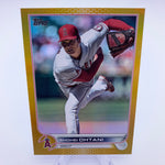 Shohei Ohtani 2022 Topps Gold Foil