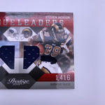 Chris Johnson/Steven Jackson 2010 Prestige Dual Relic #’d /250