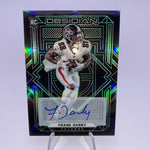 Frank Darby 2021 Obsidian Electric Etch Green RC Auto #’d 27/50