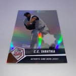 CC Sabathia 2004 Topps Clubhouse Jersey Relic