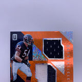 Brian Urlacher 2016 Unparalleled Dual Relic #’d /25