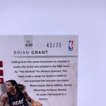 Brian Grant 2014 Panini Preferred Signatures #’d 43/75