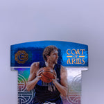 Dirk Nowitzki 2016 Excalibur Coat to Arms Blue Die Cut