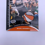 Manu Ginobili 2009 Topps Championship Material Relic