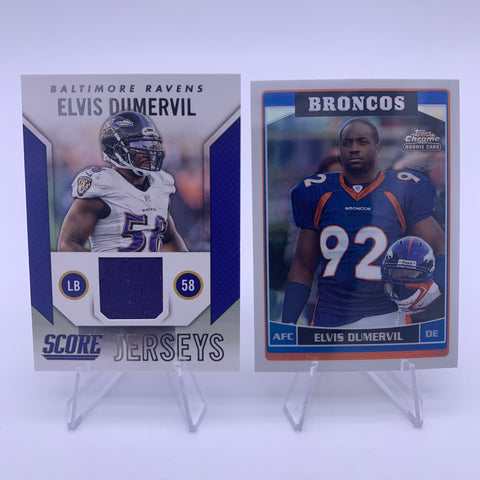 Elvis Dumervil 2006 Topps Chrome RC Refractor