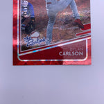 Dylan Carlson 2021 Donruss The Rookies Red #’d 143/199