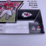 Marcus Allen 2021 Obsidian Atomic Material #’d 62/100