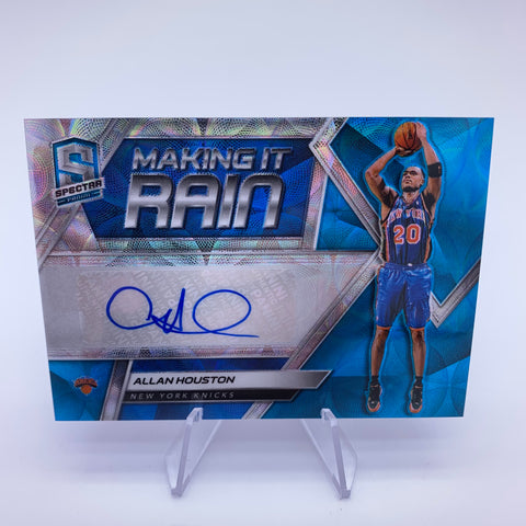 Allan Houston 2018 Spectra Making It Rain Auto #’d 45/60