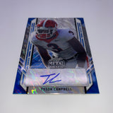 Tyson Campbell 2021 Leaf Metal Draft RC Auto #’d 36/40