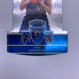 Dirk Nowitzki 2016 Excalibur Coat to Arms Blue Die Cut