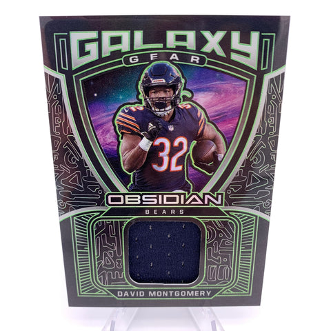 David Montgomery 2021 Obsidian Galaxy Gear #’d 32/50