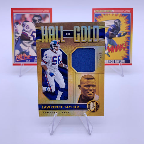 Lawrence Taylor 2020 Gold Standard Hall of Gold Relic #’d 98/199