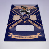 Cedric Mullins 2019 Leather & Lumber Bat/Jersey Triple Relic