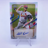 Seth Elledge 2021 Topps Chrome RC Refractor Auto