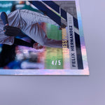 Felix Hernandez 2019 Donruss Press Proof #'d 4/5