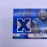 Eric Ebron 2014 Certified New Generation Materials Mirror Blue #’d 86/99