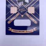 Cedric Mullins 2019 Leather & Lumber Bat/Jersey Triple Relic