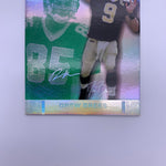 Drew Brees/Robert Meachem 2007 Topps Co-Signers Green Hyper Silver #’d 65/75