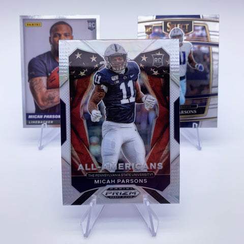 Micah Parsons 2021 Prizm DP All-Americans Silver Prizm Bundle