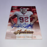 Jamaal Anderson 2007 Fleer Ultra Rookie Auto #'d /199