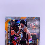 Jarrett Allen 2021 Prizm Sensational Swatches Orange Cracked Ice