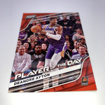 DeAndre Ayton 2020 Panini Player of the Day #’d 89/99