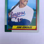 Juan Gonzalez 2003 Donruss Studio Leather & Lumber #’d 231/400