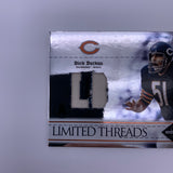 Dick Butkus 2004 Leaf Limited Limited Threads Dual Relic #’d 42/50