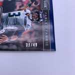 Russell Wilson 2019 Panini Playbook Fabled Fabric #’d 33/49