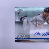 Chance Adams 2019 Topps Chrome RC Auto