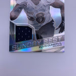 Elvis Dumervil 2015 Spectra Sunday Best Relic Silver Prizm #’d 108/199