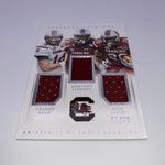 Clowney/Davis/Shaw 2015 National Treasures Triple Relic #’d 25/99