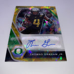 Thomas Graham Jr 2021 Prizm DP Auto Gold Cracked Ice