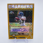 Michael Turner 2004 Topps Chrome Gold X-Fractor RC Auto #’d 40/250