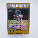 Michael Turner 2004 Topps Chrome Gold X-Fractor RC Auto #’d 40/250