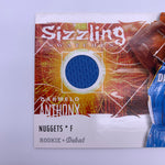 Carmelo Anthony 2005 Upper Deck Sizzling Swatches Relic