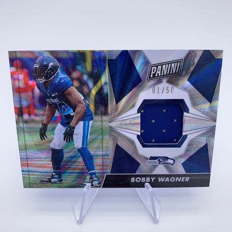 Bobby Wagner 2019 Panini Day Lazer Prizm Relic #’d 01/50