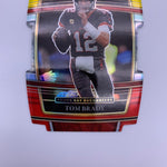 Tom Brady 2021 Select Red Yellow Die Cut Bundle