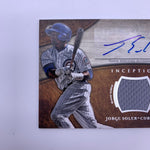 Jorge Soler 2014 Topps Inception Auto/Relic