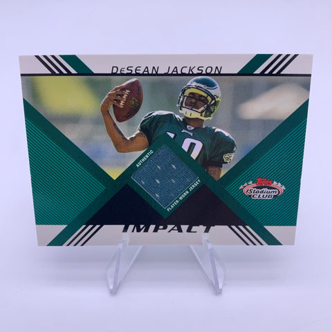 DeSean Jackson 2008 Topps Stadium Club RC Impact Relic #’d 727/1349